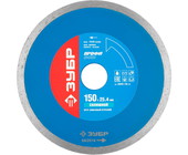 Диск алмазный отрезной Зубр 150 х 25.4 мм "PROFI" сплошной, для электроплиткореза 36655-150_z01