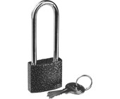 Замок 37160-38-1 STAYER "STANDARD" навесной, металлический корпус, удлиненная закаленная дужка, 38мм