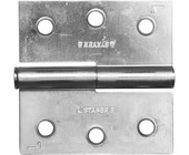 Петля дверная STAYER "MASTER" разъемная, цвет белый цинк, левая, 75мм 37613-75-1L