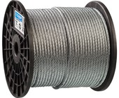 Трос 4-304110-06 стальной, DIN 3055, оцинкованная сталь, синтетическая сердцевина, d=6мм, L=120м