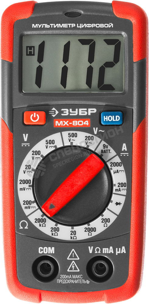 Фотография Мультиметр ЗУБР "МАСТЕР" МХ-804 цифровой 59804