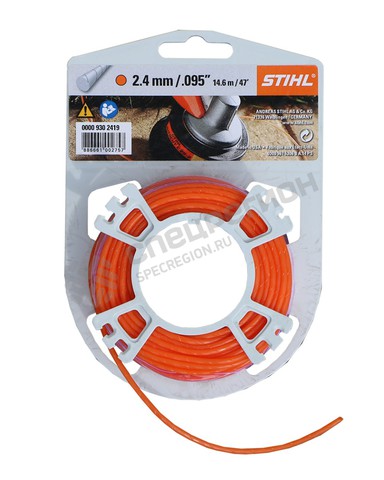 Фотография Леска STIHL 2.4 мм Круглая 14.6 м