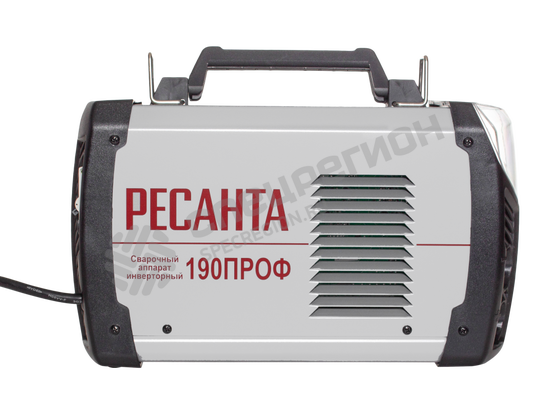 Фотография Инвертор Ресанта САИ190ПРОФ 100-260В Диап.тока 10-190А D=5мм PFC Антизалипание Горячий старт Регулир. форсаж дуги 2 года гар.ЖК диспл.