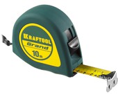 Рулетка 34022-10-25 KRAFTOOL GRAND, обрезиненный пластиковый корпус, 10м/25мм