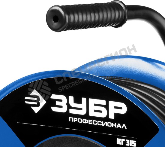 Фотография Удлинитель 55080-20 на катушке "КГ 315", 20 м, 3700 Вт, 4 гнезда, IP44, КГ 3х1,5 кв мм, ЗУБР