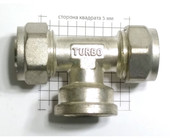 Тройник 20х3/4"Мх20     9469516 Cmp цанговый