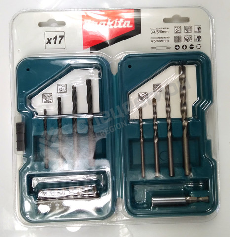 Фотография Набор бит и сверл Makita 17 шт.