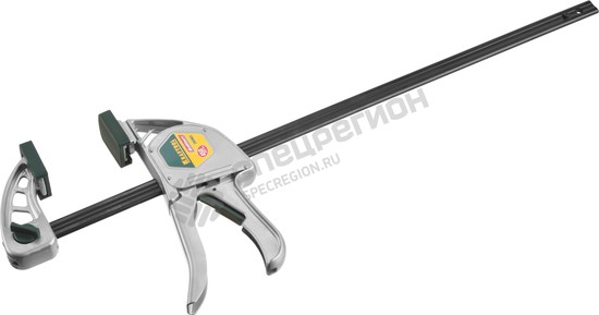 Фотография Струбцина Kraftool 32228-45 "EcoKraft" ручная пистолетная, металлический корпус, 450/650мм, 200кгс